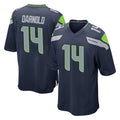 S.Seahawks #14 Sam Darnold Player Navy Home Game PETTCS Stitched Jerseys