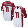 A.Cardinals #11 Larry Fitzgerald Player White Cardinal Home Game PETTCS Stitched Jerseys