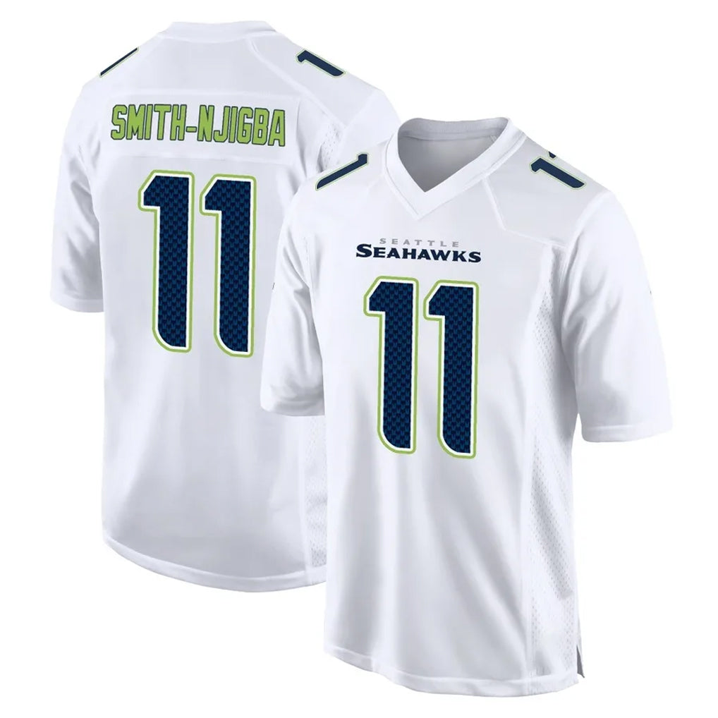 S.Seahawks #11 Jaxon Smith-Njigba Player White Tundra Fashion Home Game PETTCS Stitched Jerseys