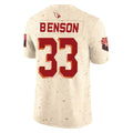 A.Cardinals #33 Trey Benson Player Cream Rivalries Collection Vapor Limited Home Game PETTCS Stitched Jerseys