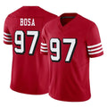SF.49ers #97 Nick Bosa Player Red Limited Alternate Vapor F.U.S.E. Home Game PETTCS Stitched Jerseys