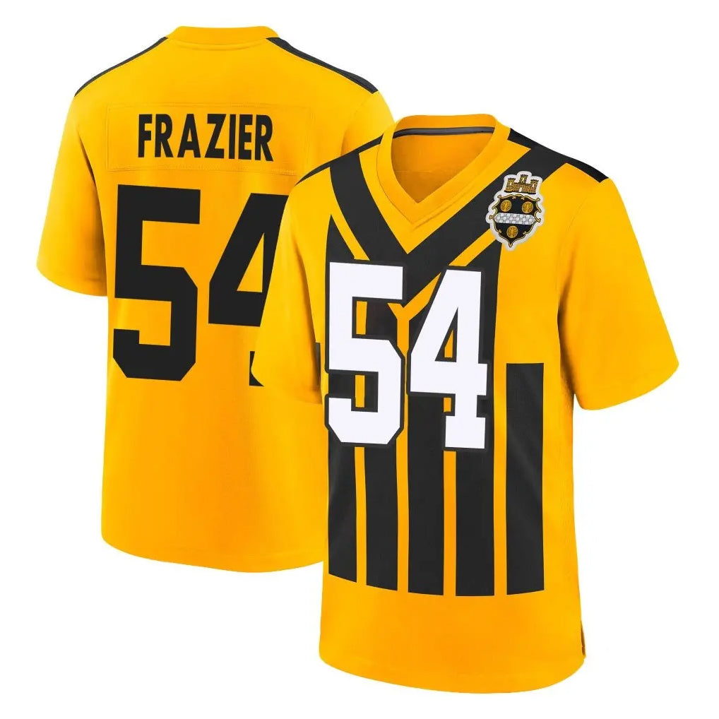 P.Steelers #54 Zach Frazier Player Gold Limited 1933 Throwback Home Game PETTCS Stitched Jerseys