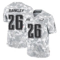 P.Eagles #26 Saquon Barkley Player Arctic Camo Salute to Service Limited Game PETTCS Stitched Jerseys