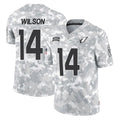 A.Cardinals #14 Michael Wilson Player Camo Salute to Service Limited Home PETTCS Stitched Jerseys