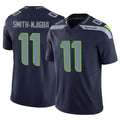 S.Seahawks #11 Jaxon Smith-Njigba Player Navy Limited Vapor F.U.S.E. Home Game PETTCS Stitched Jerseys