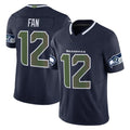 S.Seahawks #12 12th Fan Player Navy Rivalries Vapor Limited Home Game PETTCS Stitched Jerseys