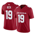 A.Cardinals #19 Carson Beck Player Cardinal Vapor F.U.S.E. Limited Home Game PETTCS Stitched Jerseys