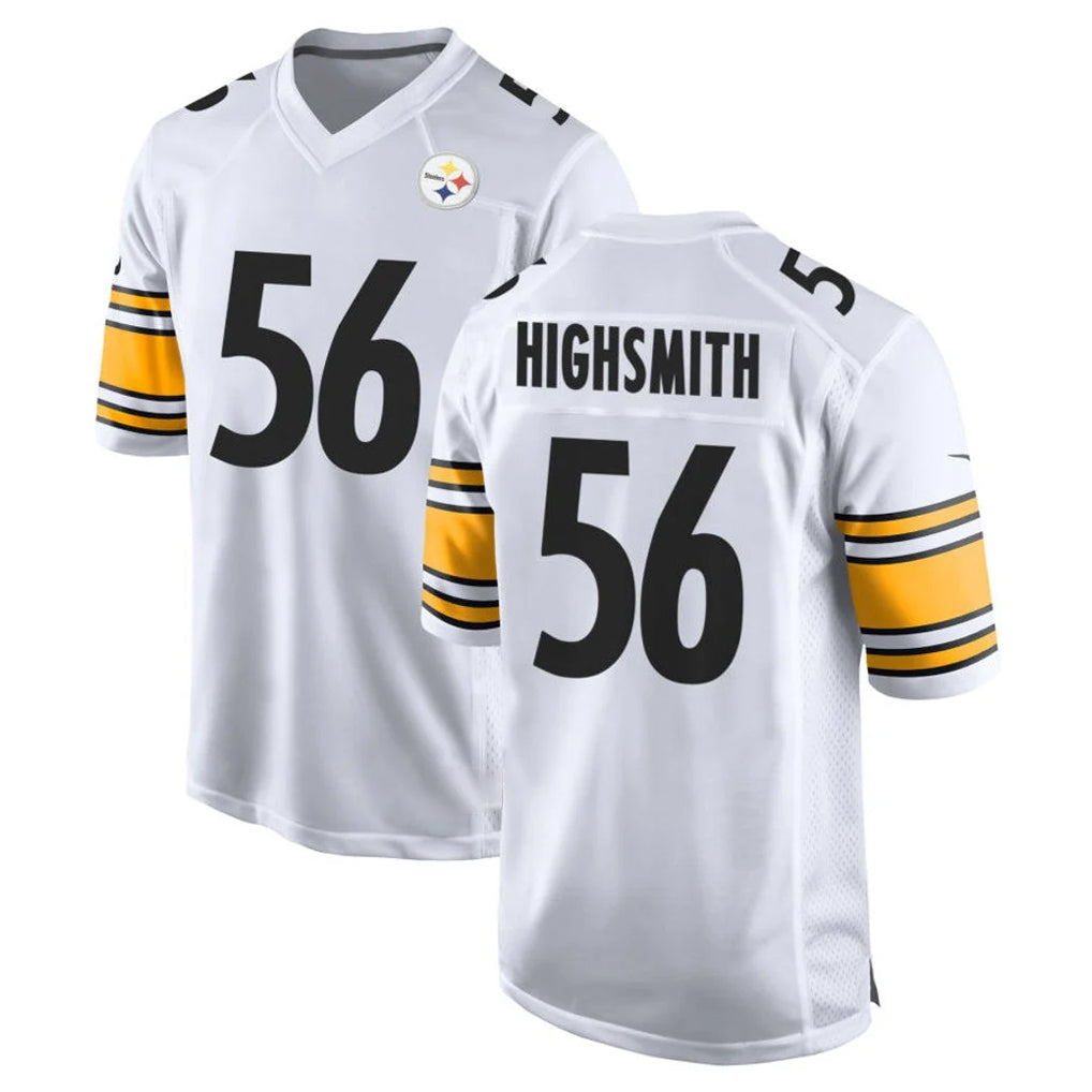 P.Steelers #56 Alex Highsmith Player White Home Game PETTCS Stitched Jerseys