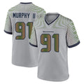 S.Seahawks #91 Byron Murphy II Player Grey 2025 Rivalries Collection Home Game PETTCS Stitched Jerseys