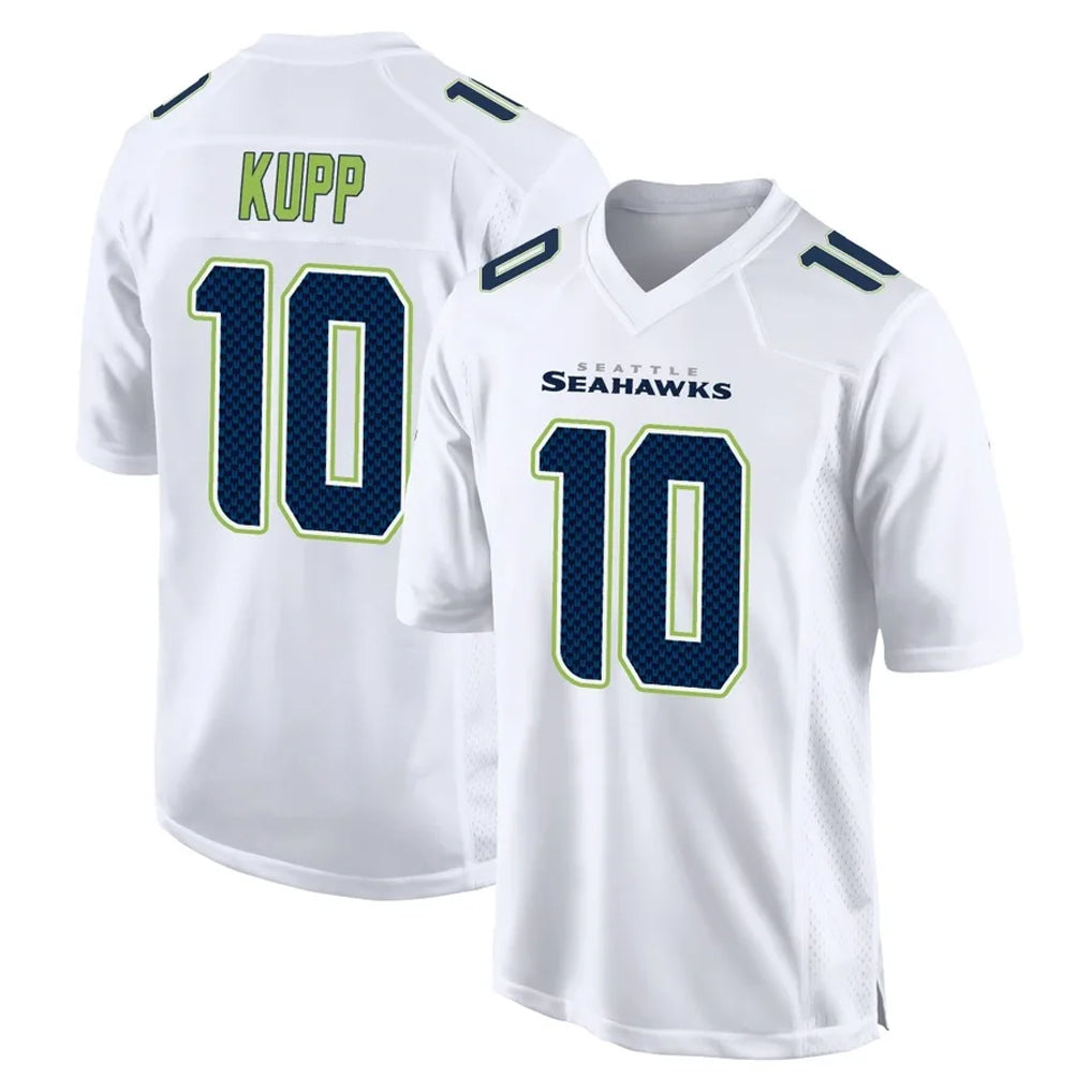 S.Seahawks #10 Cooper Kupp Player White Tundra Fashion Home Game PETTCS Stitched Jerseys