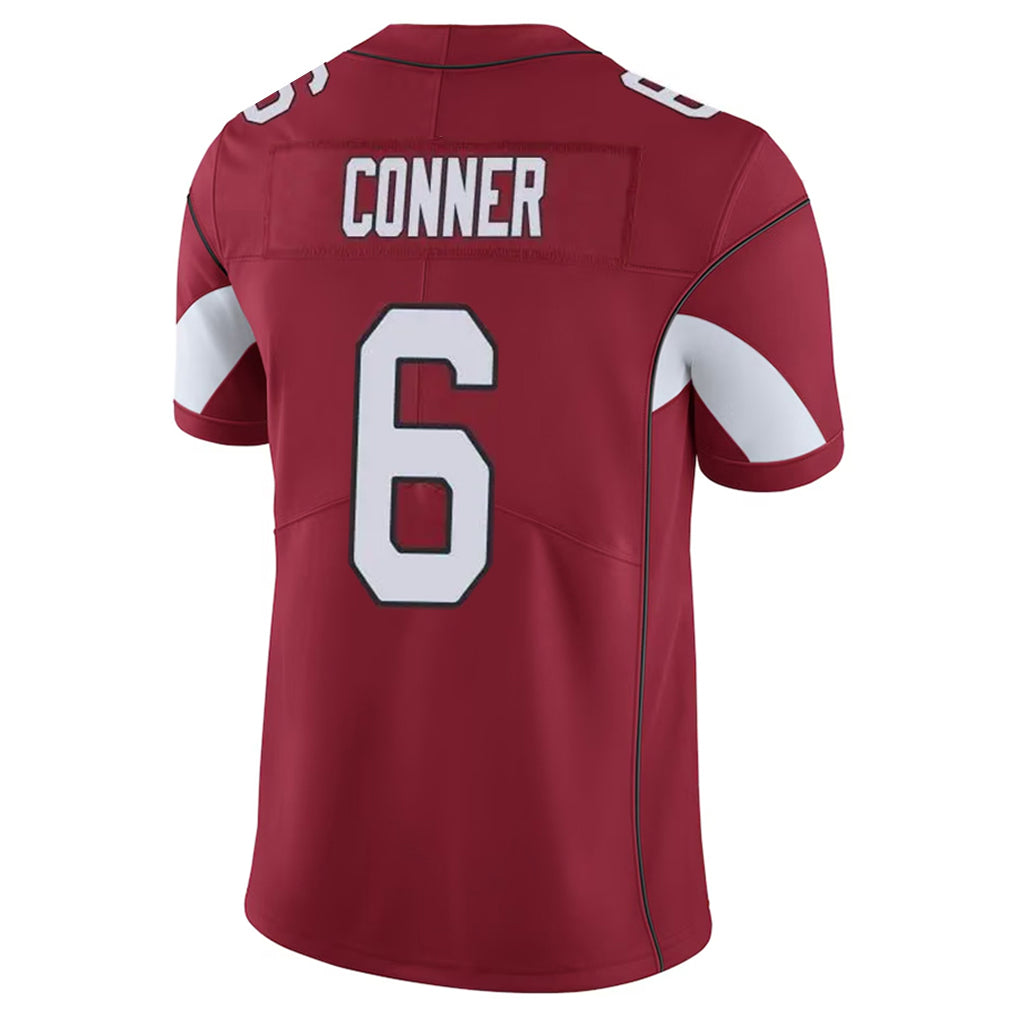 A.Cardinals #6 James Conner Player Cardinal Vapor Limited Home Game  PETTCS Stitched Jerseys