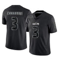 S.Seahawks #3 Nick Emmanwori Player Black Limited Reflective Home Game PETTCS Stitched Jerseys