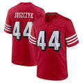SF.49ers #44 Kyle Juszczyk Player Red Limited Alternate Home Game PETTCS Stitched Jerseys