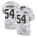 SF.49ers #54 Fred Warner Player Arctic Camo Limited Salute To Service Home Game PETTCS Stitched Jerseys