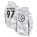 P.Steelers #97 Cameron Heyward Player Arctic Camo Limited Salute to Service Pullover Hoodies Game PETTCS Stitched Jerseys