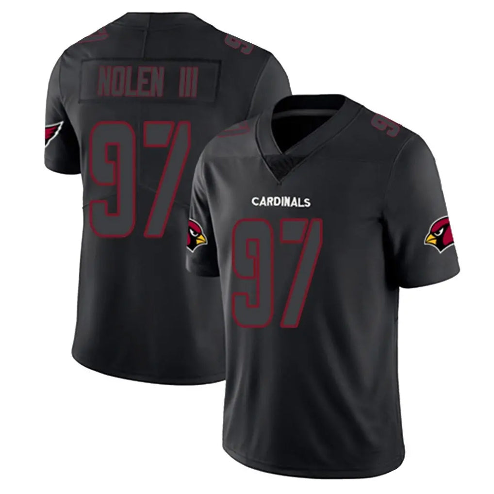 A.Cardinals #97 Walter Nolen III Player Black Impact Limited Home Game PETTCS Stitched Jerseys