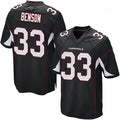 A.Cardinals #33 Trey Benson Player Black Alternate Game PETTCS Stitched Jerseys