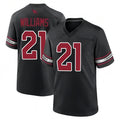 A.Cardinals #21 Garrett Williams Player Black Game Home PETTCS Stitched Jerseys