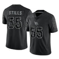 A.Cardinals #55 Dante Stills Player Black RFLCTV Limited Home Game PETTCS Stitched Jerseys