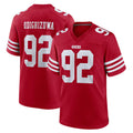 SF.49ers #92 Osa Odighizuwa Player Red Game Home PETTCS Stitched Jerseys