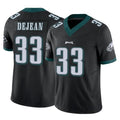 P.Eagles #33 Cooper DeJean Player Black Limited Vapor F.U.S.E. Home Game PETTCS Stitched Jerseys