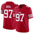 SF.49ers #97 Nick Bosa Player Red Limited Vapor F.U.S.E. Home Game PETTCS Stitched Jerseys