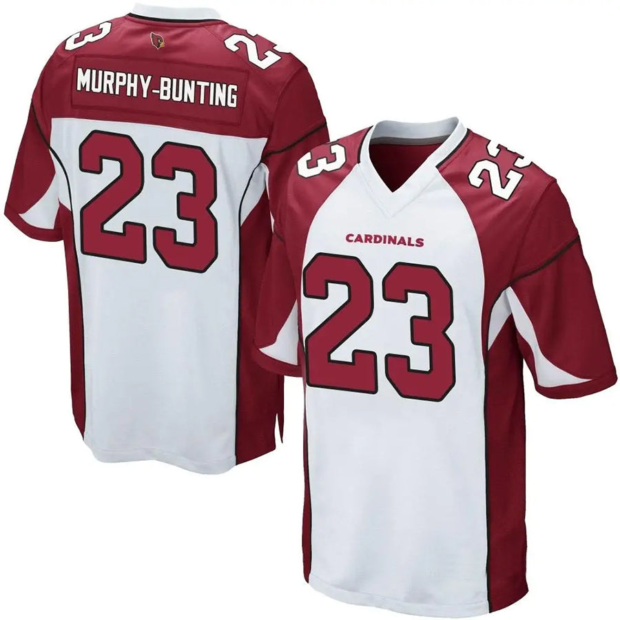 A.Cardinals #23 Sean Murphy-Bunting Player White Game PETTCS Stitched Jerseys