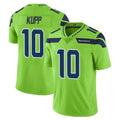 S.Seahawks #10 Cooper Kupp Player Green Limited Color Rush Home Game PETTCS Stitched Jerseys