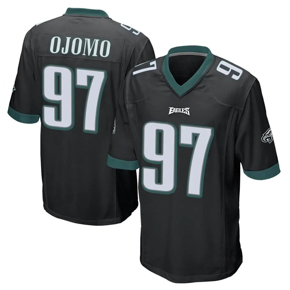 P.Eagles #97 Moro Ojomo Player Black Home Game PETTCS Stitched Jerseys
