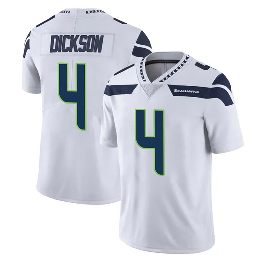 S.Seahawks #4 Michael Dickson Player White Limited Vapor Untouchable Home Game PETTCS Stitched Jerseys
