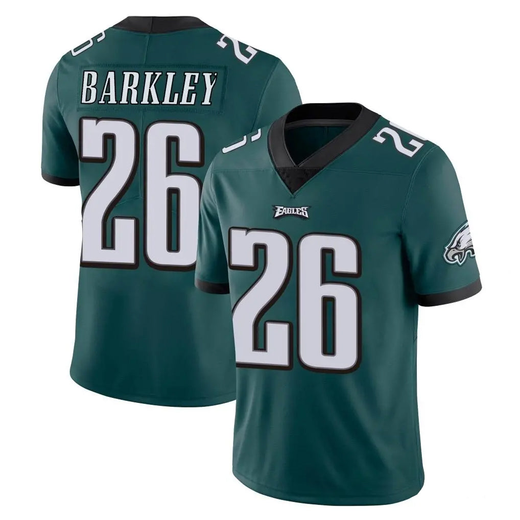 P.Eagles #26 Saquon Barkley Player Team Color Green Vapor Untouchable Home Game PETTCS Stitched Jerseys
