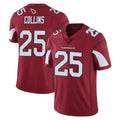 A.Cardinals #25 Zaven Collins Player Cardinal Vapor Limited Home Game  PETTCS Stitched Jerseys