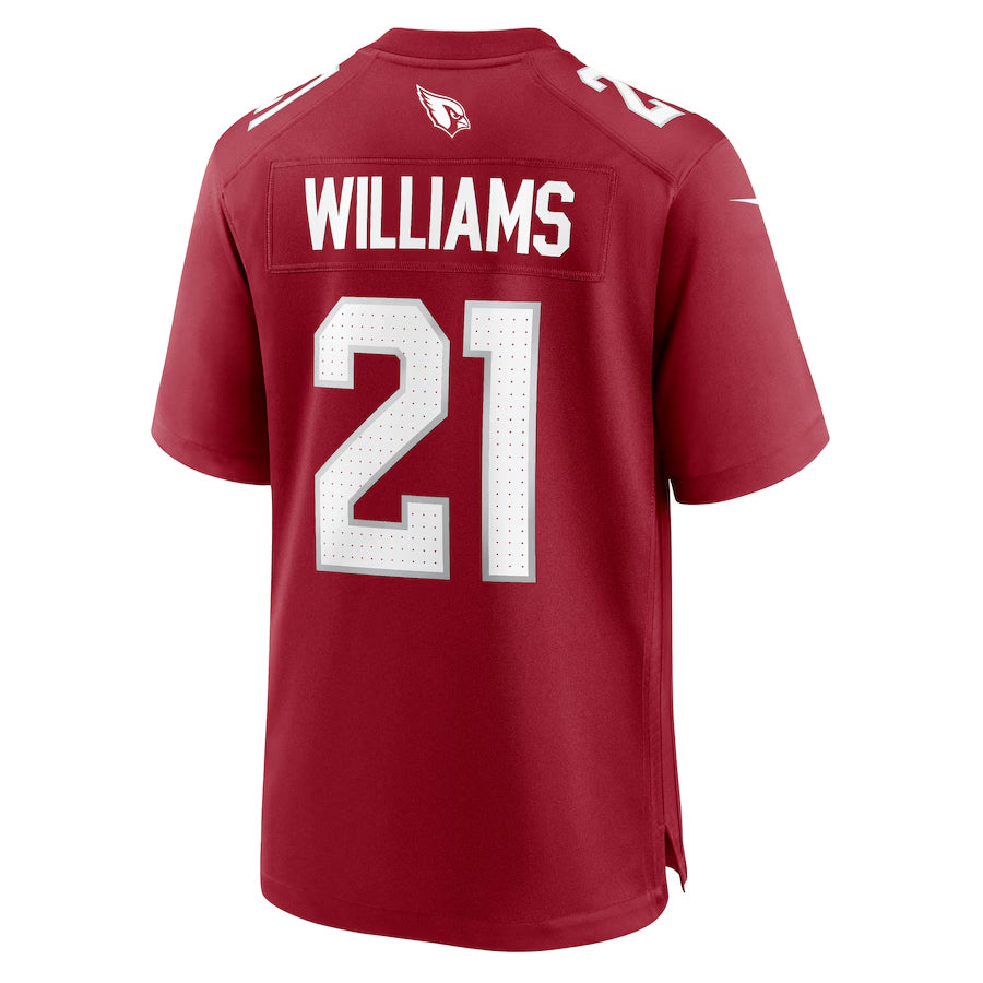 A.Cardinals #21 Garrett Williams Player Cardinal Limited Home Game PETTCS Stitched Jerseys