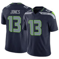 S.Seahawks #13 Ernest Jones IV Player Navy Limited Vapor F.U.S.E. Home Game PETTCS Stitched Jerseys