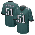 P.Eagles #51 Cam Jurgens Player Team Color Green Home Game PETTCS Stitched Jerseys