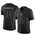 A.Cardinals #18 Marvin Harrison Jr. Player Black RFLCTV Limited PETTCS Stitched Jerseys