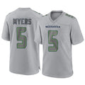 S.Seahawks #5 Jason Myers Player Gray Atmosphere Fashion Home Game PETTCS Stitched Jerseys