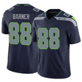 S.Seahawks #88 AJ Barner Player Navy Limited Vapor F.U.S.E. Home Game PETTCS Stitched Jerseys