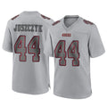 SF.49ers #44 Kyle Juszczyk Player Gray Atmosphere Fashion Home Game PETTCS Stitched Jerseys