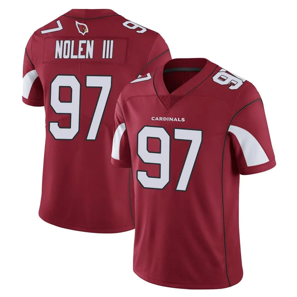 A.Cardinals #97 Walter Nolen III Player Cardinal Vapor Limited Home Game  PETTCS Stitched Jerseys