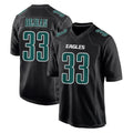 P.Eagles #33 Cooper DeJean Player Carbon Black Fashion Home Game PETTCS Stitched Jerseys