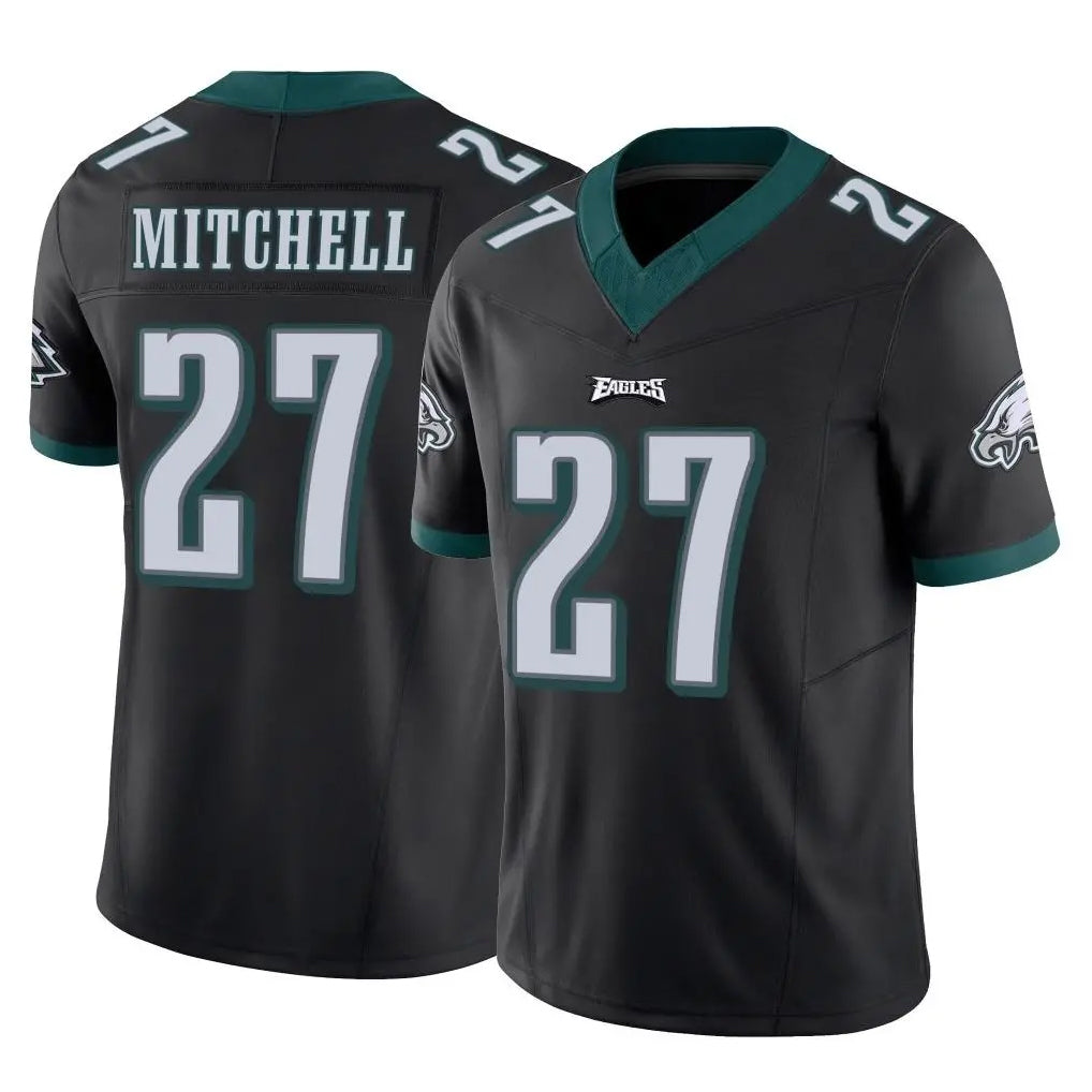 P.Eagles #27 Quinyon Mitchell Player Black Limited Vapor F.U.S.E. Home Game PETTCS Stitched Jerseys