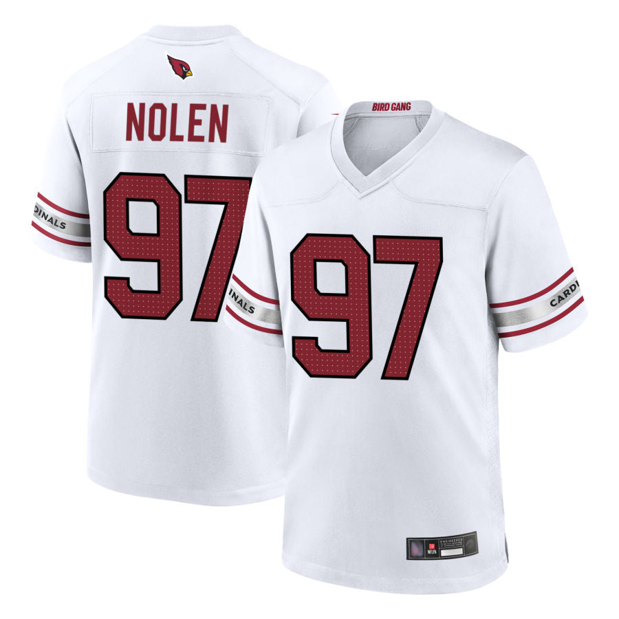 A.Cardinals #97 Walter Nolen III Player White Game PETTCS Stitched Jerseys