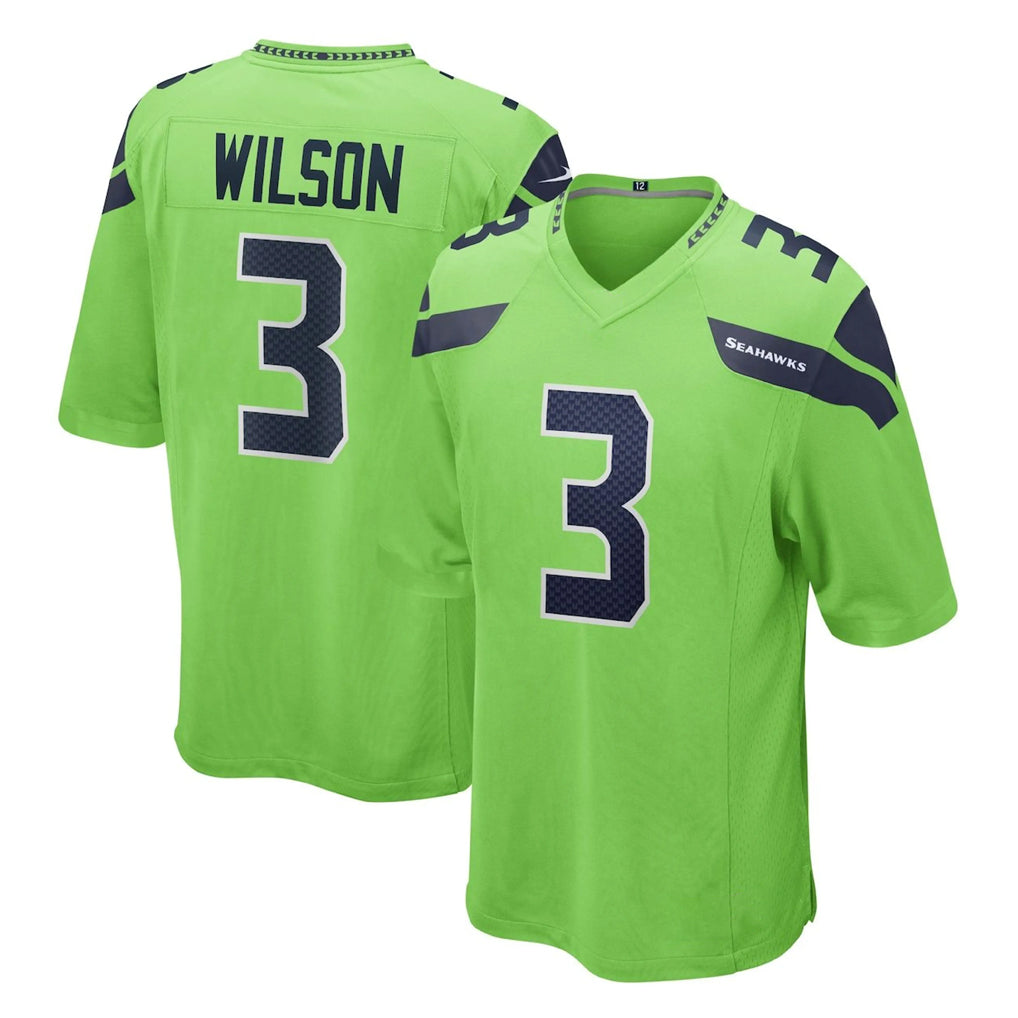 S.Seahawks #3 Nick Emmanwori Player Green Home Game PETTCS Stitched Jerseys