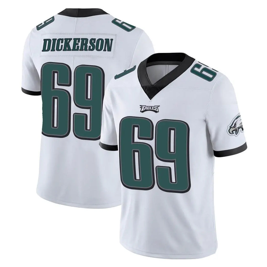 P.Eagles #69 Landon Dickerson Player White Limited Vapor Untouchable Home Game PETTCS Stitched Jerseys