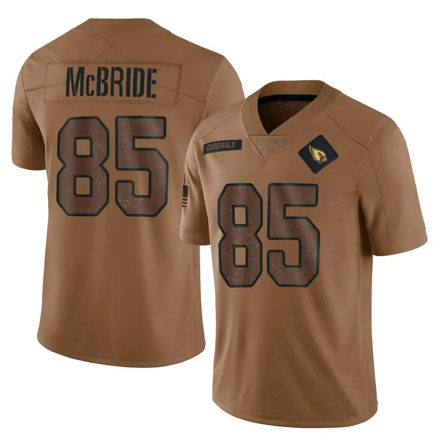A.Cardinals #85 Trey McBride Player Black Limited Reflective PETTCS Stitched Jerseys