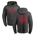 SF.49ers #44 Kyle Juszczyk Player Anthracite Pullover Hoodies Home Game PETTCS Stitched Jerseys