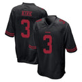 SF.49ers #3 Christian Kirk Player Black Alternate Home Game STECN Stitched Jerseys