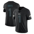 P.Eagles #1 Jalen Hurts Player Limited Black Impact Home Game PETTCS Stitched Jerseys