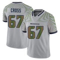 S.Seahawks #67 Charles Cross Player Grey Limited 2025 Rivalries Collection Home Game Ddoa Stitched Jerseys